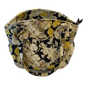 Vera Bradley Glenna Satchel Bag Dogwood Quilted Cotton Retired Pattern